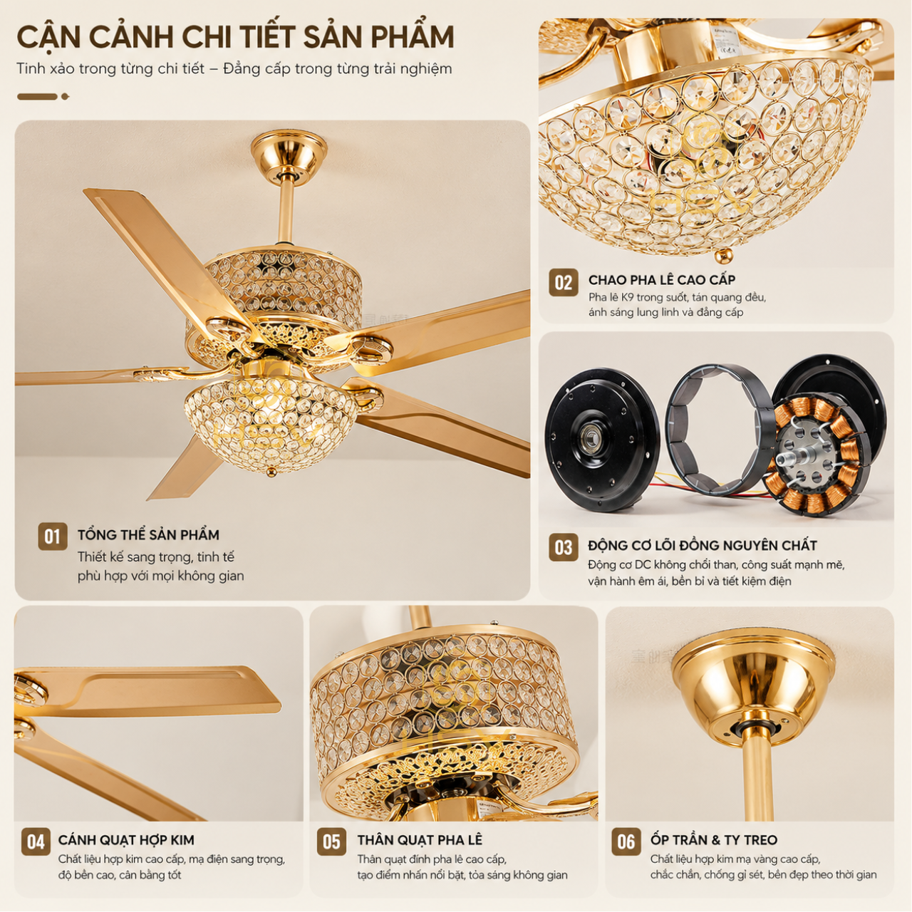 Quạt Trần Hiện Đại Q-789 - Ảnh 5