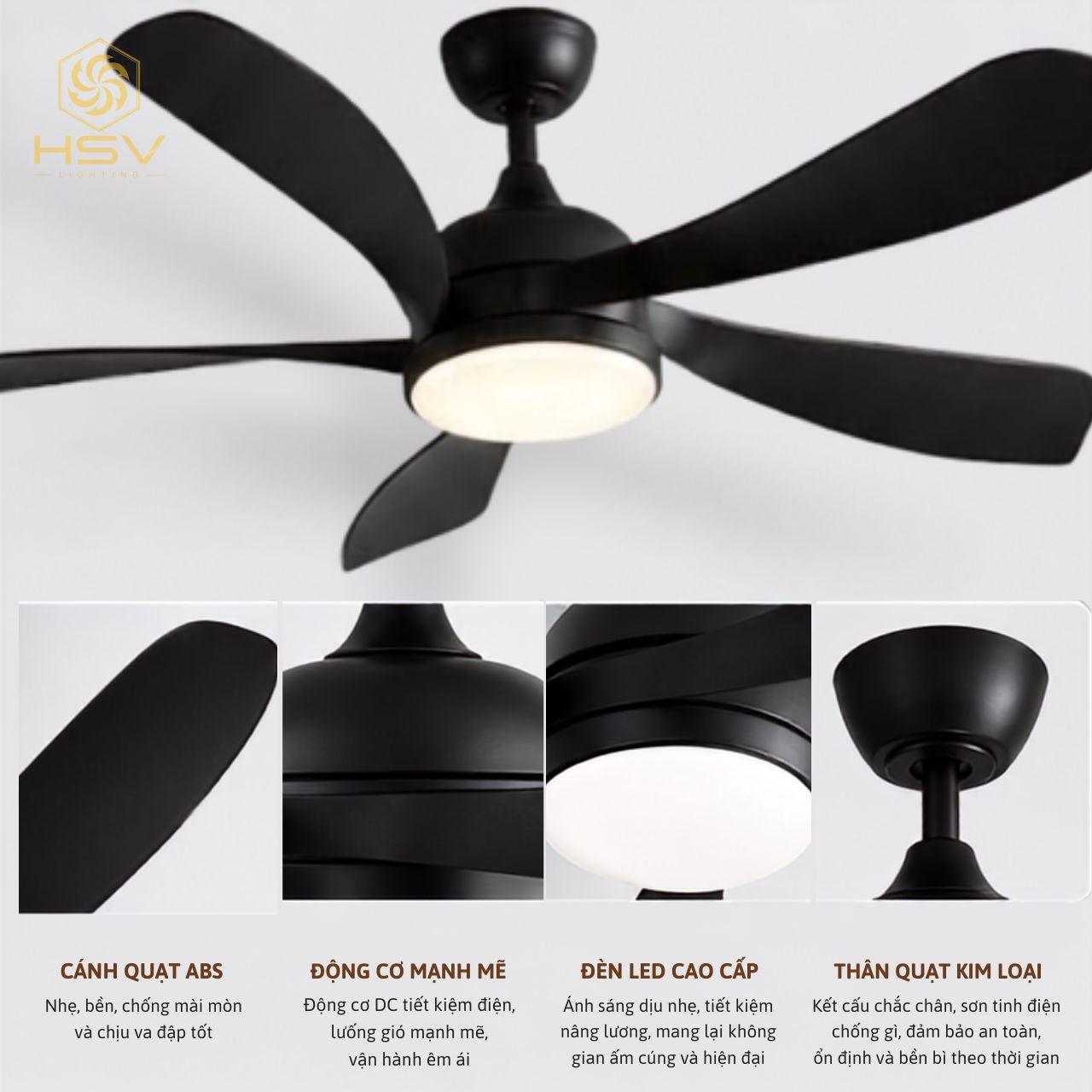 Quạt Trần Hiện Đại Q-010 - Ảnh 13