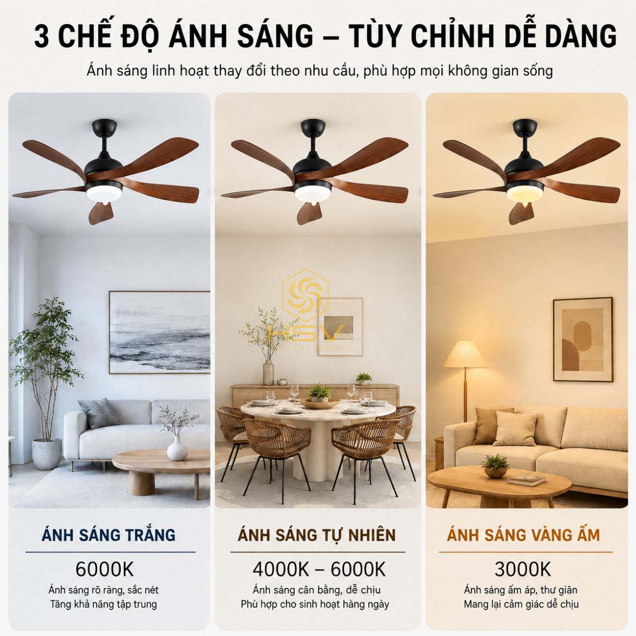 Quạt Trần Hiện Đại Q-010 - Ảnh 8